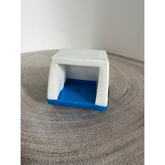 Vintage Fisher-Price Original Little People Mail Truck Vehicle White Blue - Picture 2 of 7